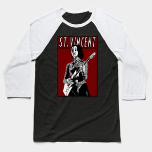 Vintage Retro St. Vincent Baseball T-Shirt